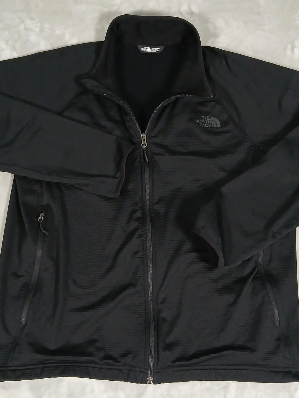 The North Face Full Zip Jacket XL Men's Fleece Lined Black